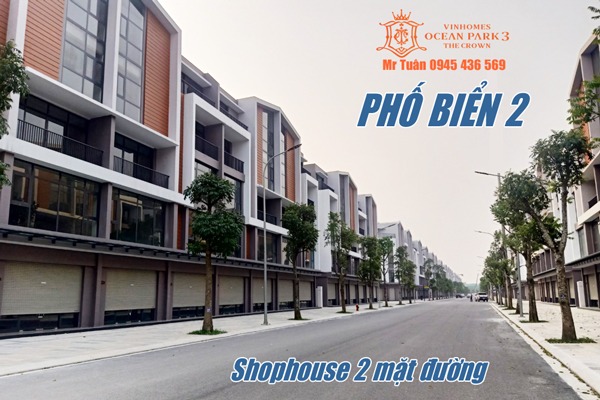 PHỐ BIỂN 2-28 | SHOPHOUSE 2 MẶT ĐƯỜNG